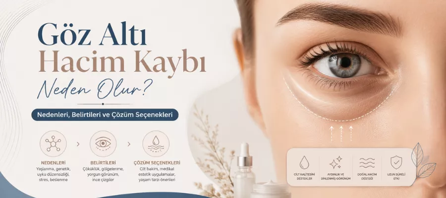 Göz Altı Hacim Kaybı Neden Olur? Nedenleri, Belirtileri ve Çözüm Seçenekleri